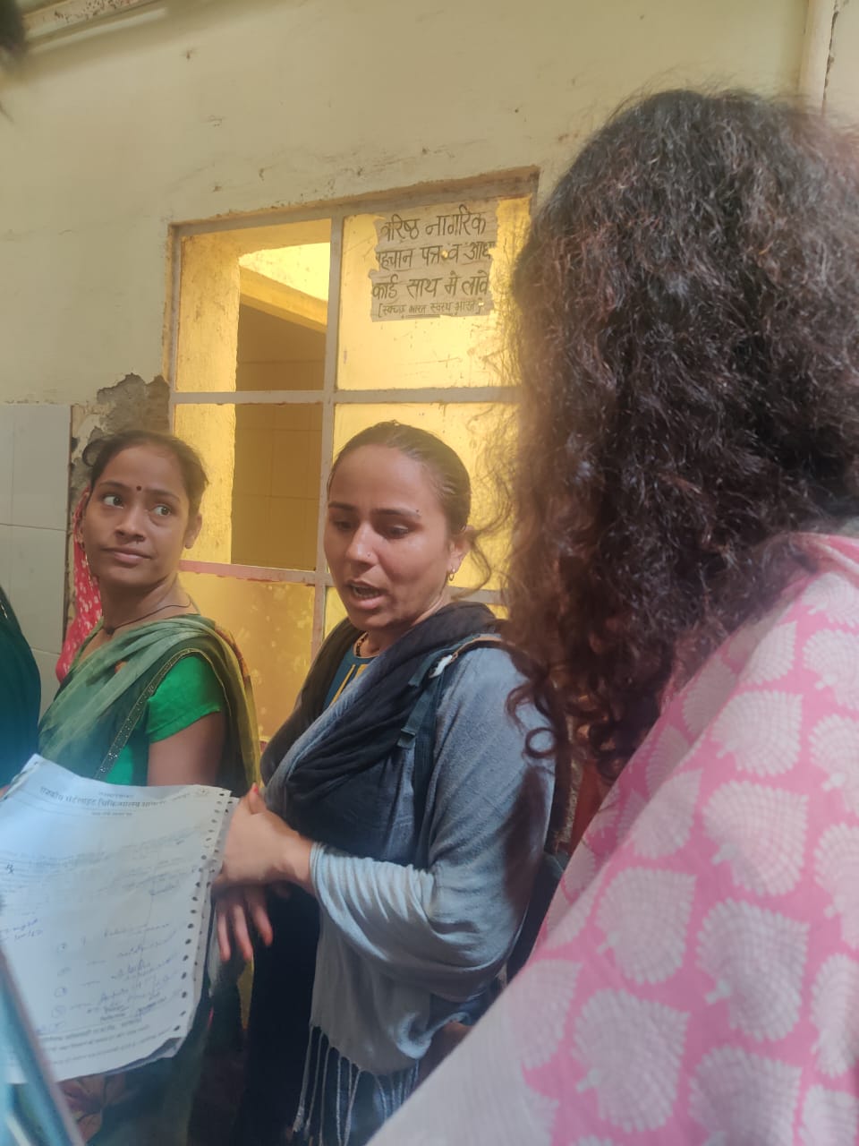 Inspection at Satellite Hospital Sanganer by  Neha Giri,MD,RMSCL